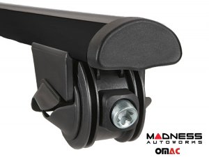 Alfa Romeo Stelvio Roof Rack Cross Bars - for models w/ factory roof rails - Black - StarLock (2018-2025)